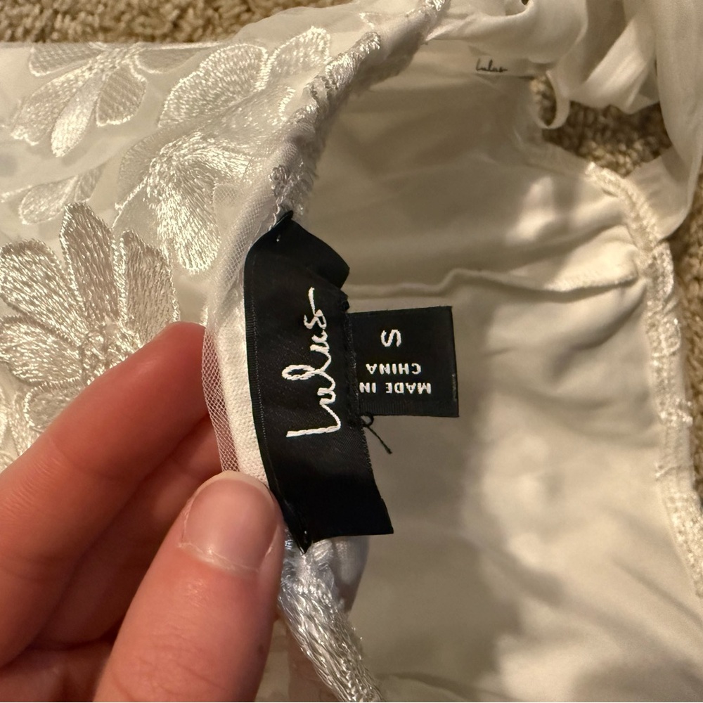Lulus White Floral Mini Dress - Picture 4 of 9